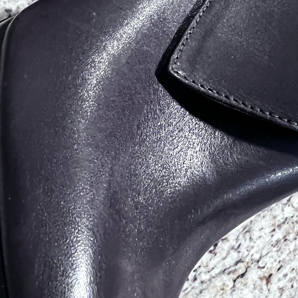 New MICHAEL Michael Kors Brown Leather Ankle Boot 8M Open Toe - Picture 12 of 14